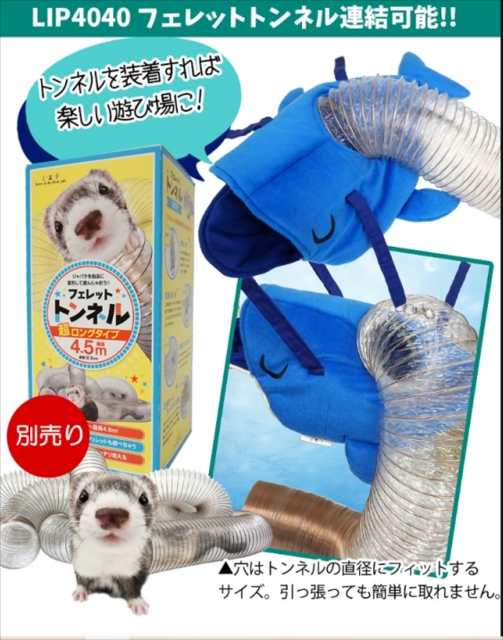 モデル着用＆注目アイテム LIP4040 フェレットトンネル